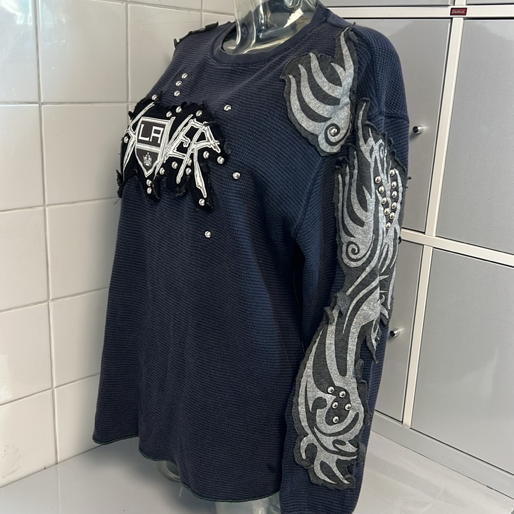 LA Kings X Slayer GAP Thermal Shirt Men XL EUC - Picture 12 of 12
